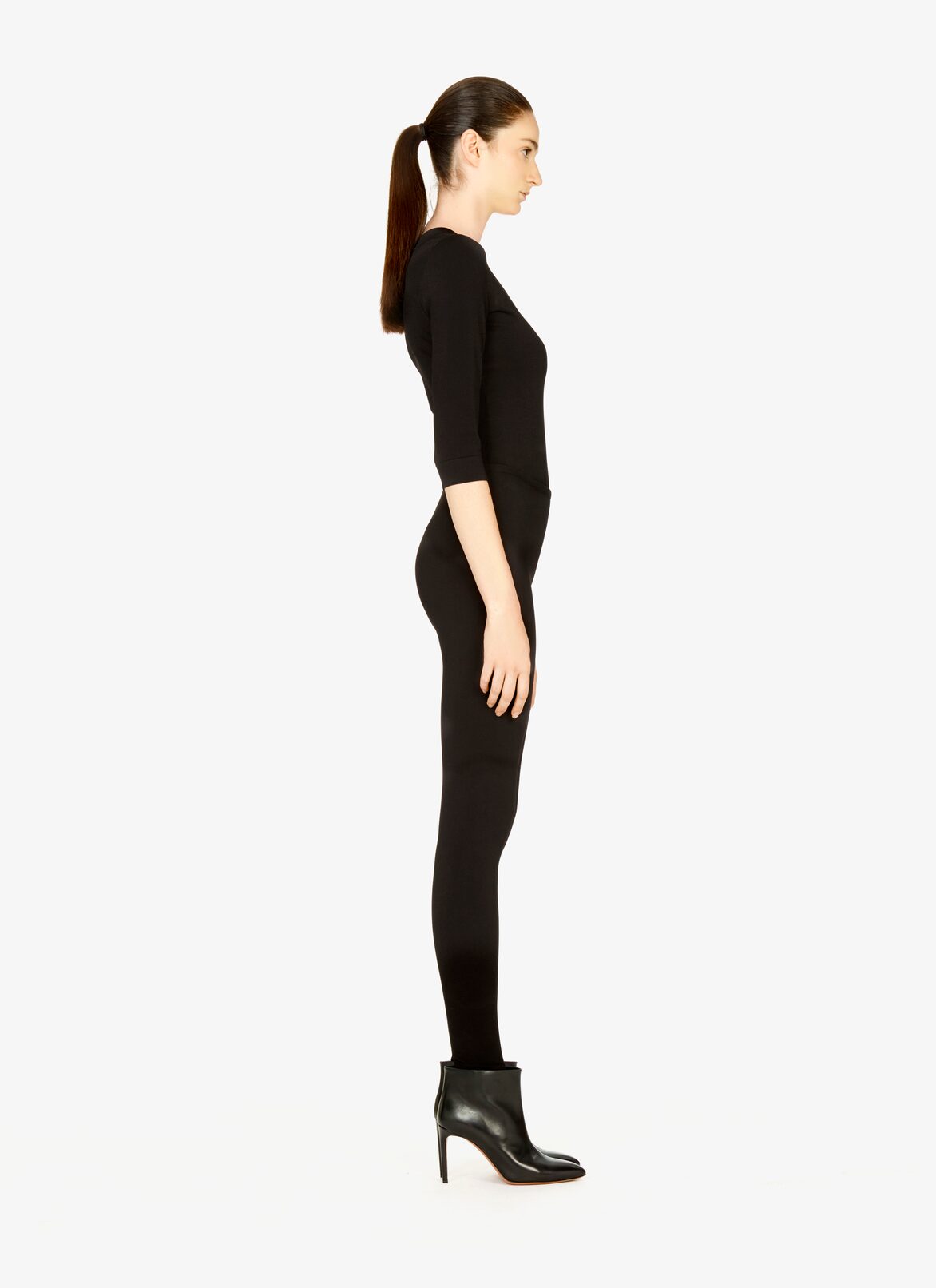 HIGH-HEELED ANKLE BOOTS  ALAÏA BLACK HIGH-HEELED ANKLE BOOTS
